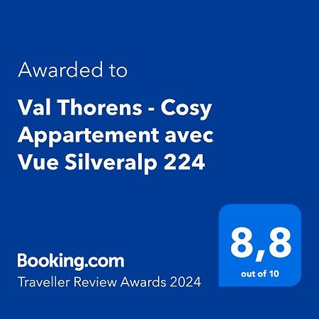 Val Thorens - Cosy Appartement Avec Vue Silveralp 224 Zewnętrze zdjęcie